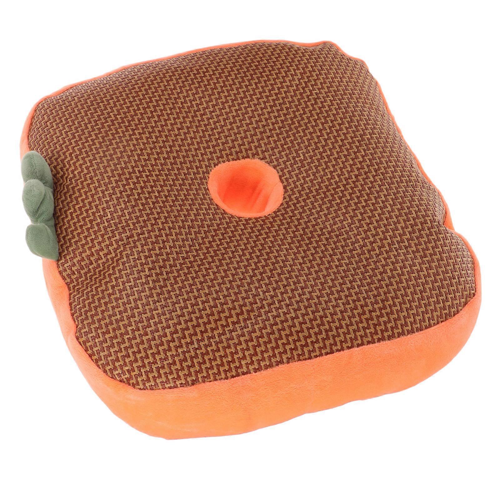 Rectangular Office Chair Mat For Office Workers 40.00X37.00X12.00CM Orange Ergonomic Support 1Pack