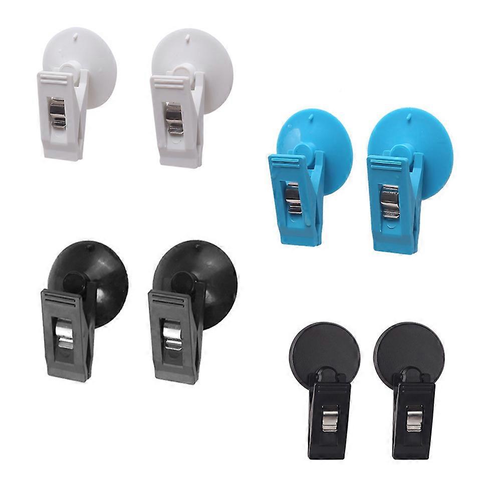 Suction Cup Car Clips for Certificate Bills and Cards 8pcs Assorted Color Lightweight Portable