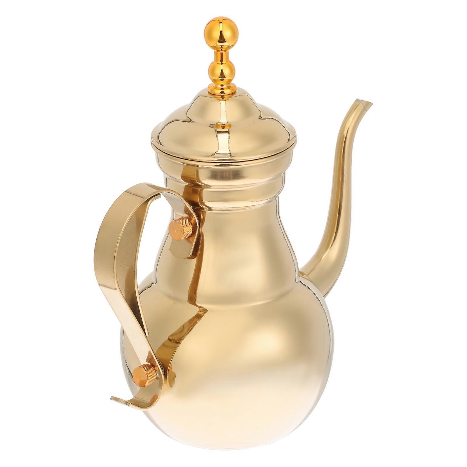 Stainless Steel Coffee Pot with Decorative Design and Multi Function for Coffee Filter Pot