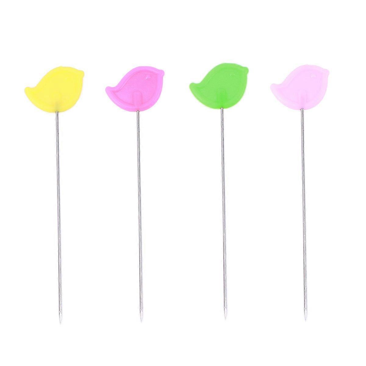 Assorted Color Cartoon Push Pins for Marking Maps and DIY Projects, Durable Plastic and Steel, 100 Count