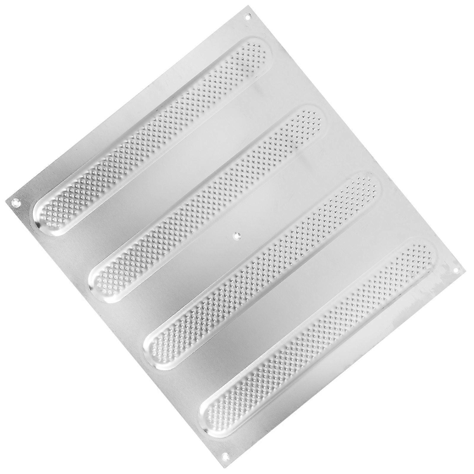 Stainless Steel Blind Road Brick for Silver Smooth Surface 6.3 Inches Practical Functional