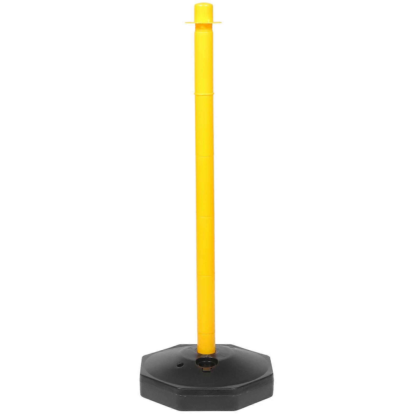 Safety Delineator Post for Dangerous Areas Pe Yellow Isolation 1Pack