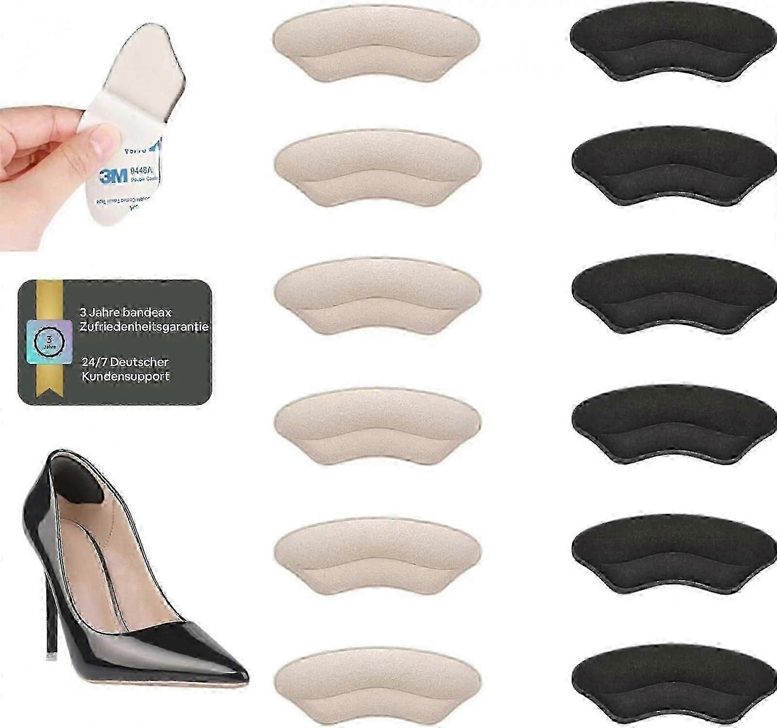 Pairs Comfortable and Soft - Anti-Slip Heel Protection to Prevent Blisters, Heel