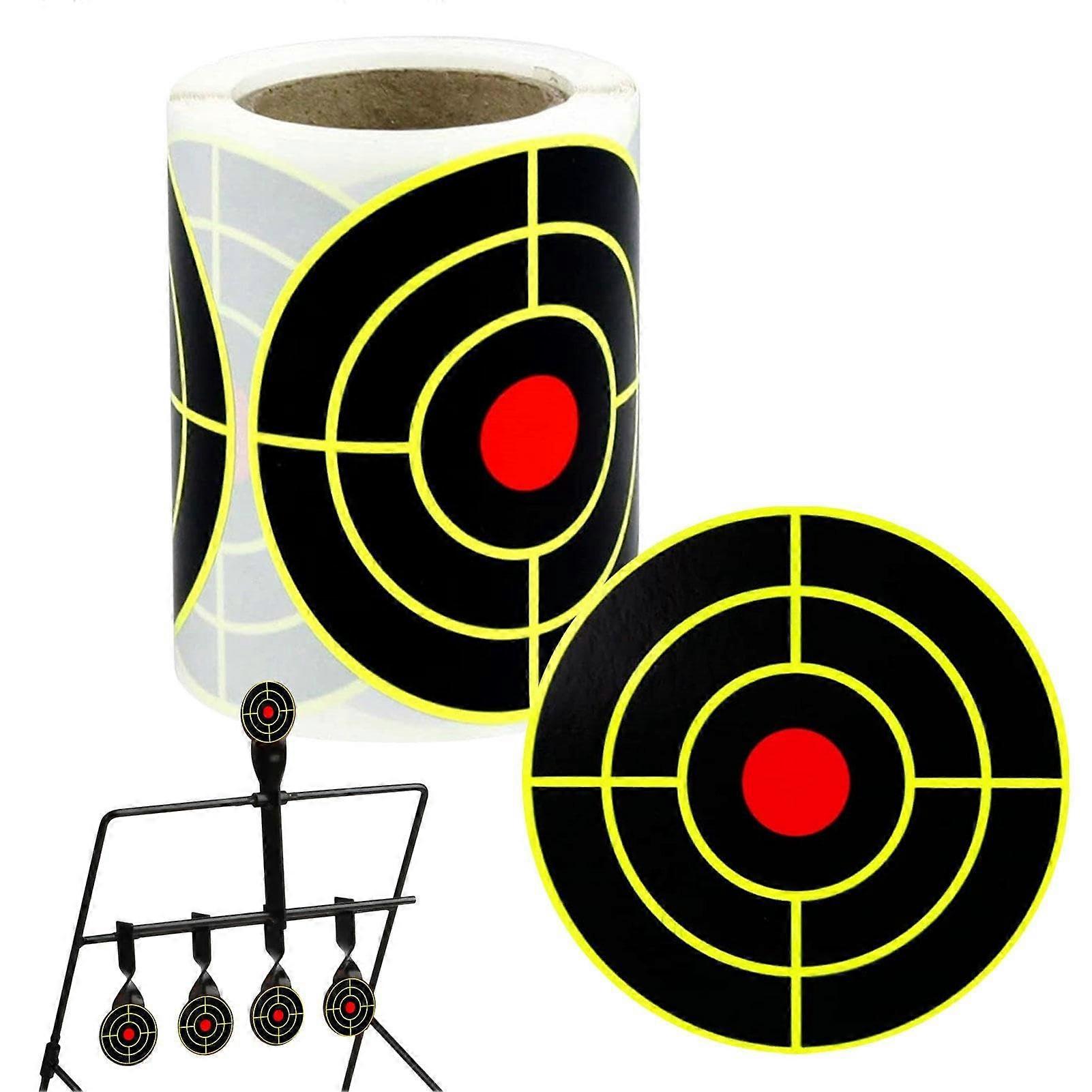 Splatter Target Stickers, Reactive Stickers Made of Paper for Metal Frames