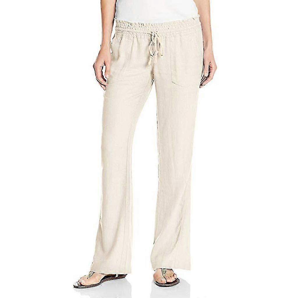 Women's Cotton Linen Pants Beach Pant