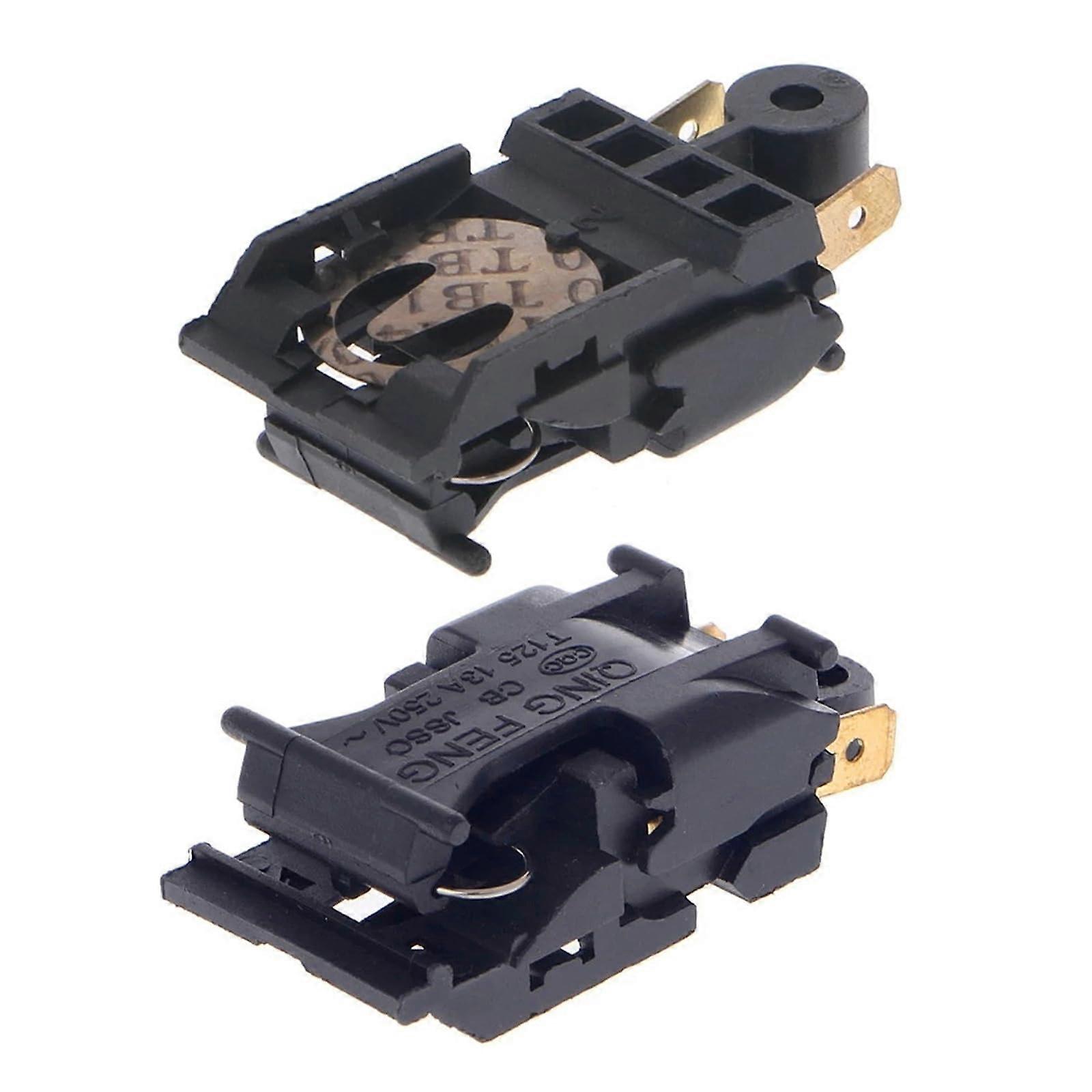 2 Pieces Electric Thermostat Switch for Kettle 13A / 16A 250V ABS Automatic Shutoff for Kitchen and Efficiency 16A