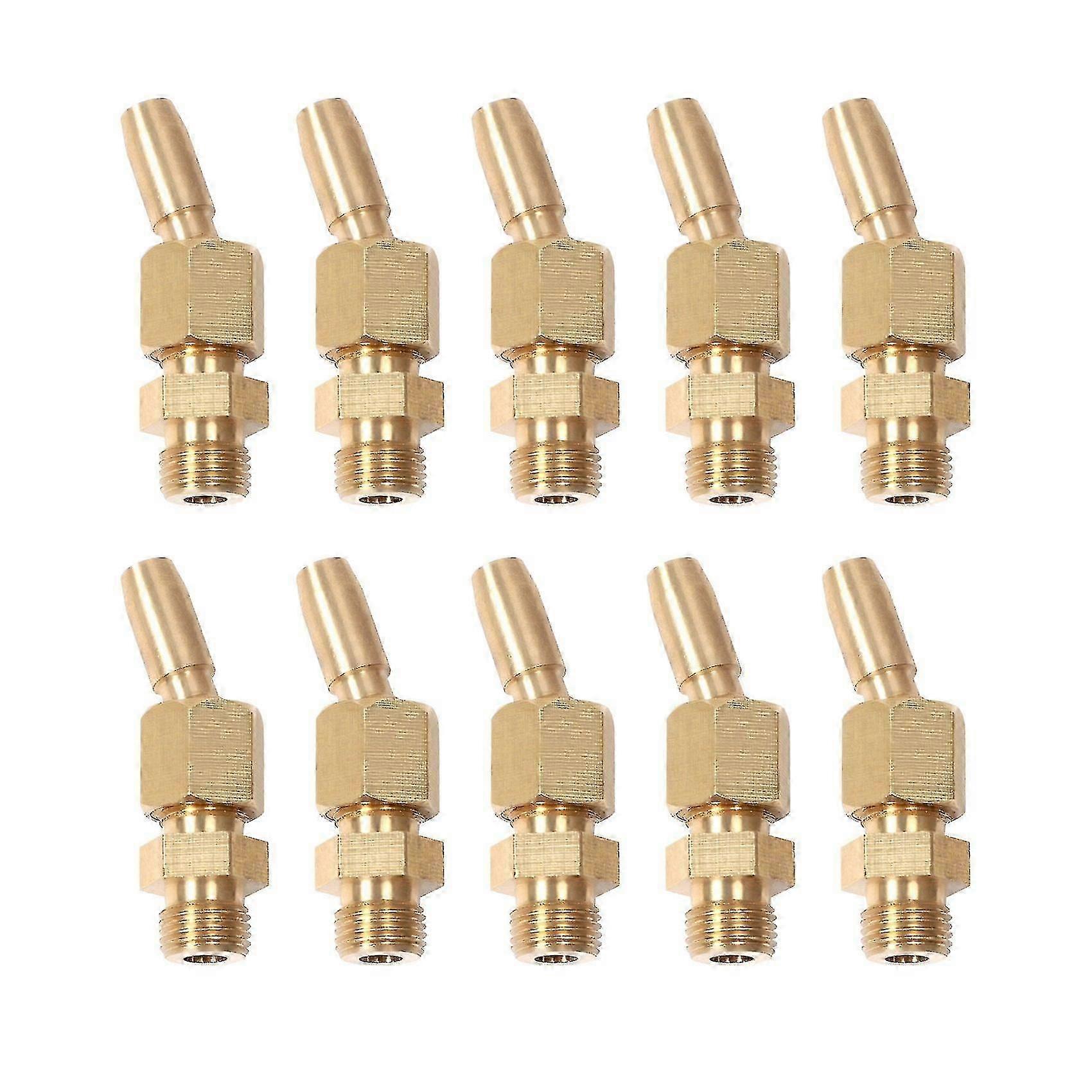 10 Stück 1/8 Zoll DN6 Messing sprudelnde Sprühwasserfontänendüsen