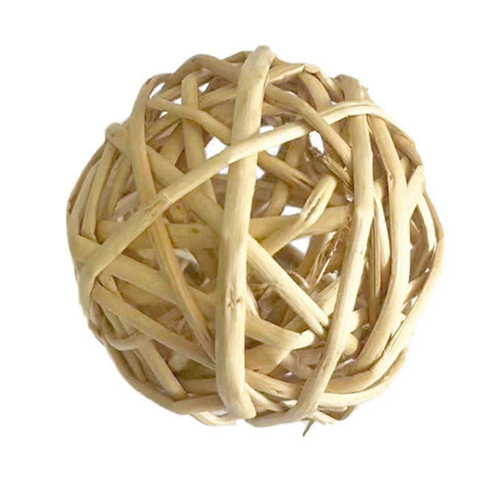 Pet Teeth Chew Grinding Natural Grass Ball Toy Hamster For Rabbits