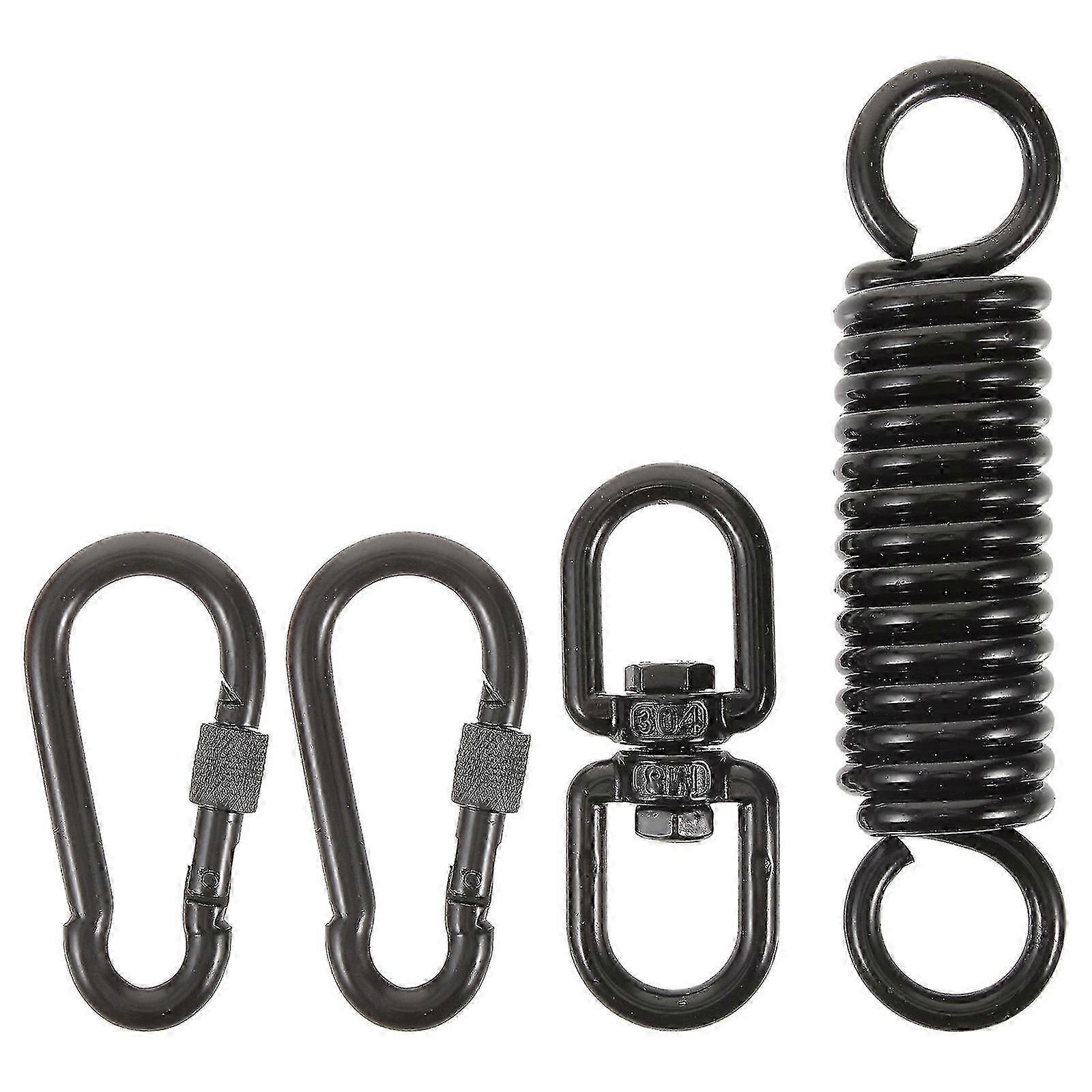 1 Set of Patio Swing Spring Set Metal Hammock Swing Spring Set Heavy Duty Swing Spring Fixing Tool-FCY