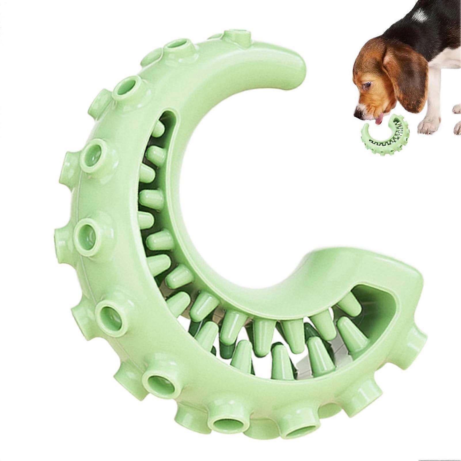 Puppy Chew Toys For Teething Indestructible Squid Tentacles Dog Toy Hollow Green Indoor Play Boredom Relief