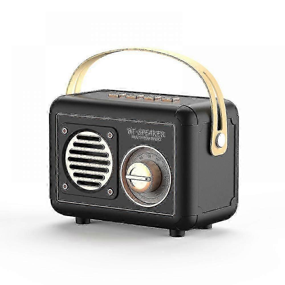 Vintage Radio Retro Bluetooth Speakerfm Radio With Old Fashioned Classic Style,enhanced Bass Retro Wireless Vintage