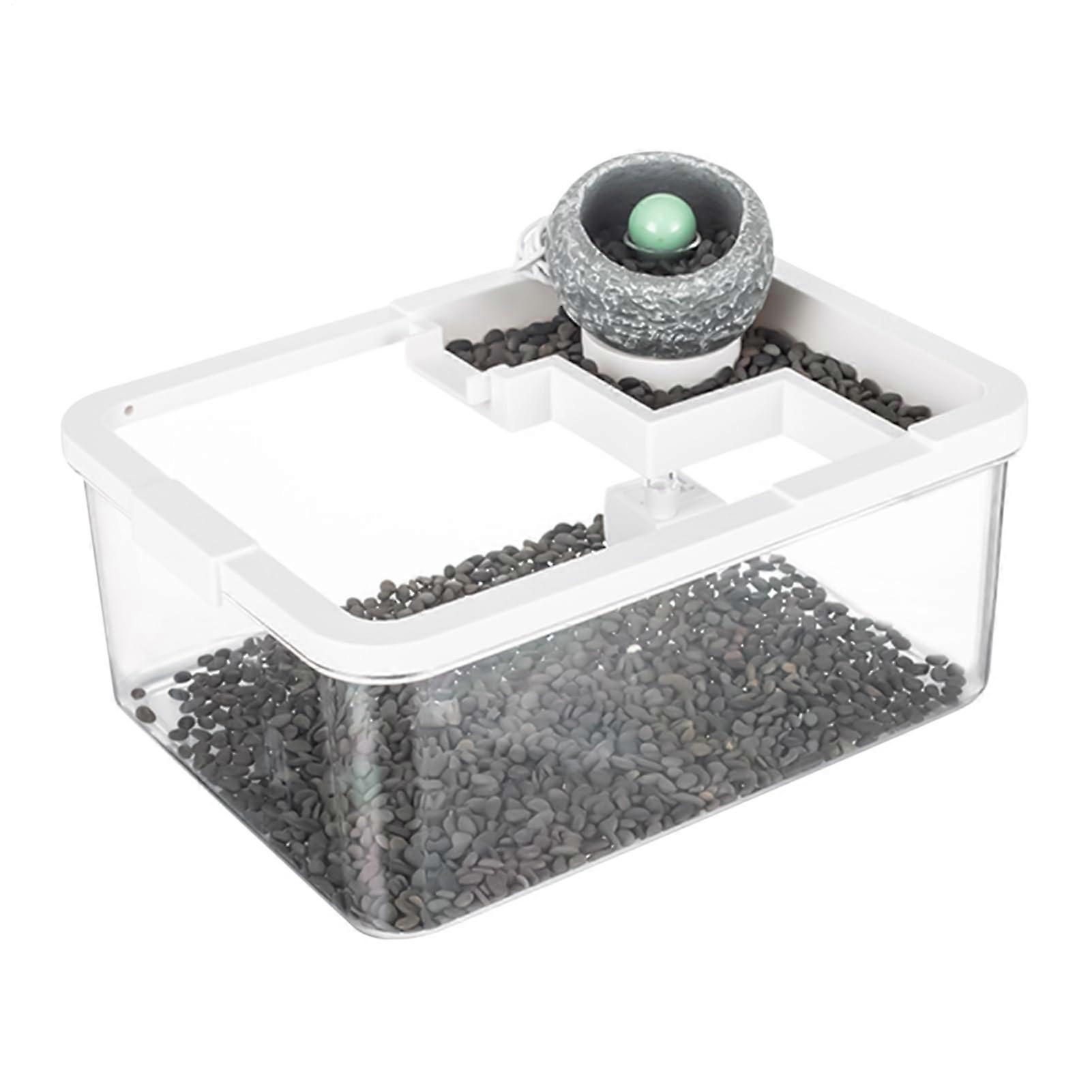 Beta Fish Aquariums Coffee Table Betta Aquarium With USB Pump White Bookshelf Display For Shrimp Aquaponics Reef