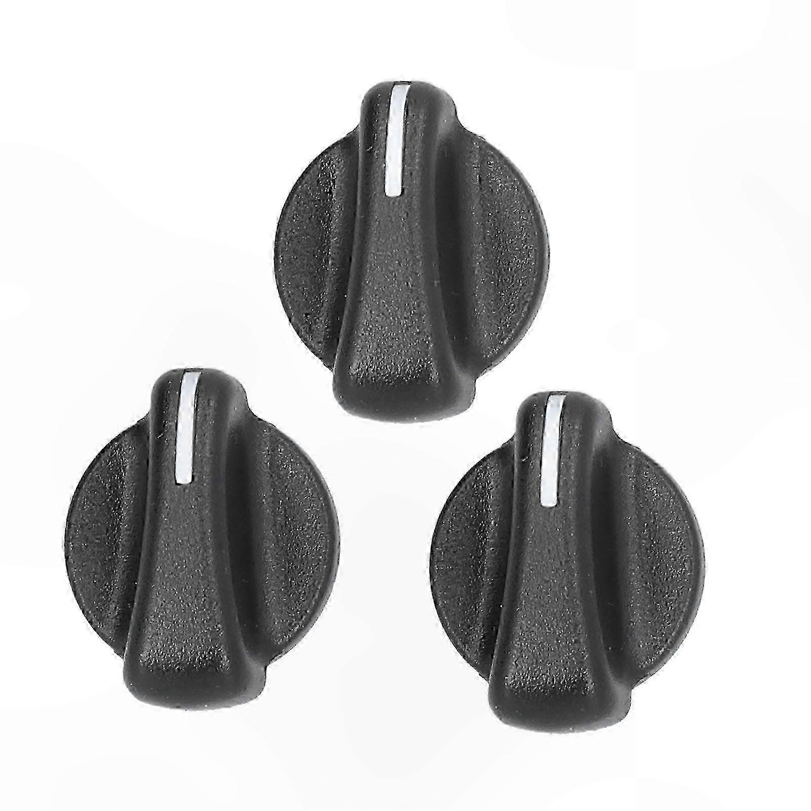 3-Pack Blower Fan Speed Control Knobs for Vehicle HVAC Systems 1999-2005 Models hwy