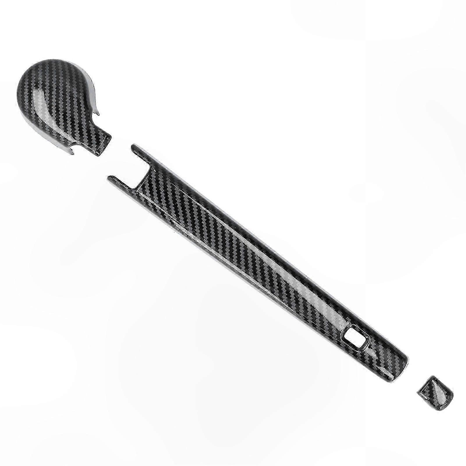 Carbon Fiber Style Rear Wiper Arm Trim Decoration for MK8 2020-2021 Models