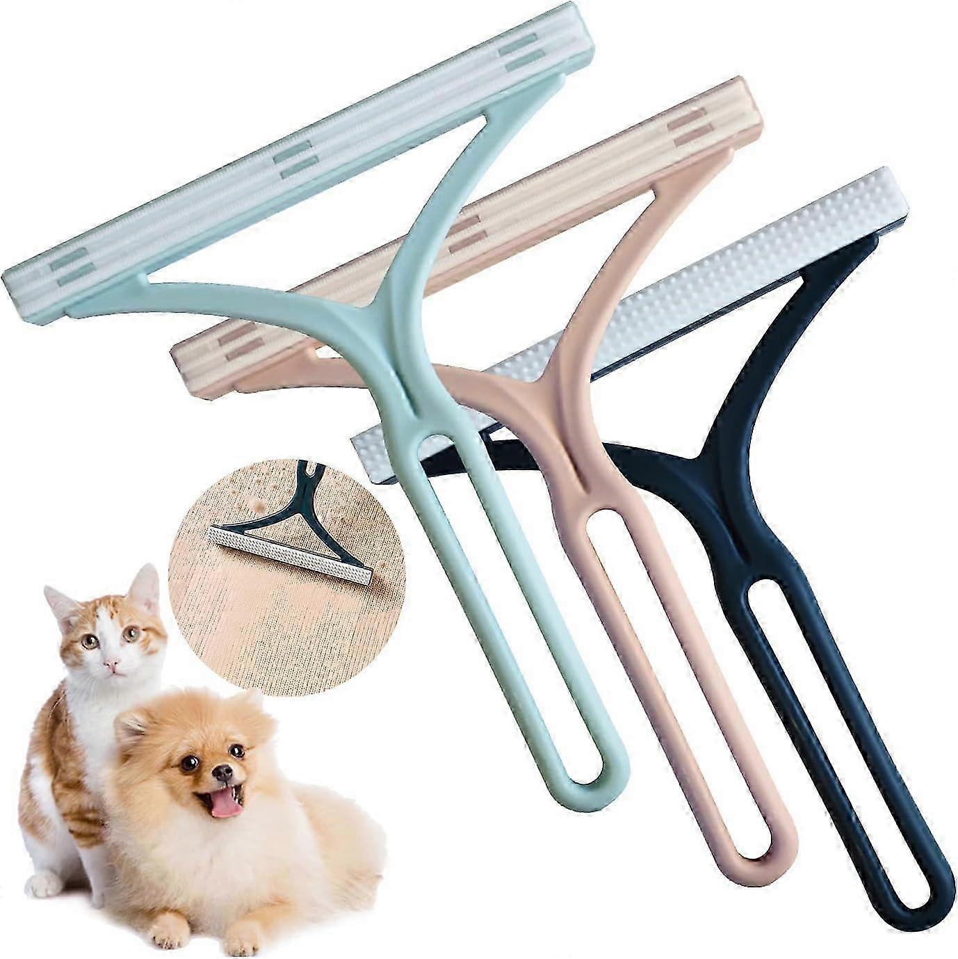 3Pcs Portable Fabric Shaver and Lint Remover for Clothes, Sweaters, and Other Fabrics with Epilator Function