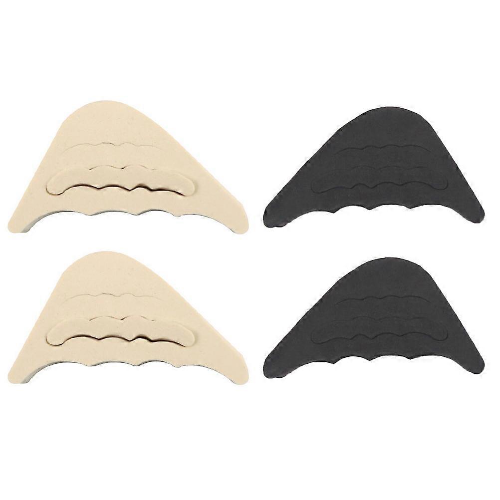 High Heel Insoles Eva Front Palm Pad Sandals Use Black Cushioning Relief 2pairs