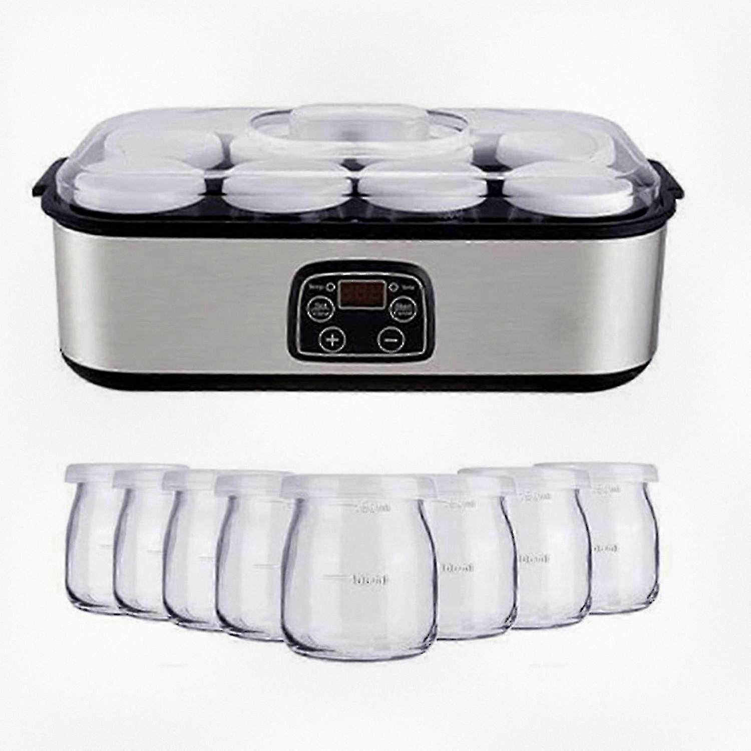 Probiotic Yogurt Maker Machine with Adjustable Temperature and Time Control for Homemade Yogurt, Kefir, and Fermented Foods
