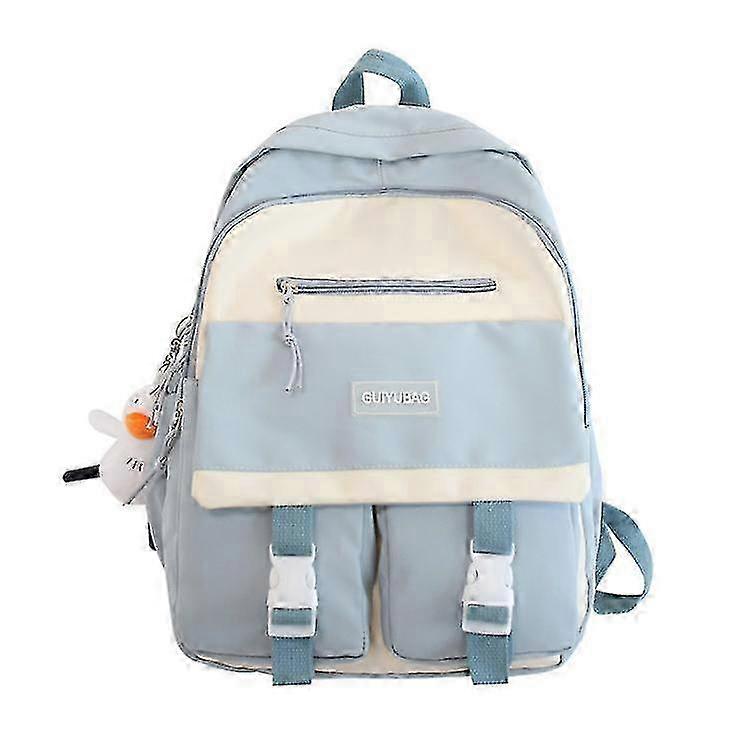 Small Fresh And Contrast Color Large-capacity Backpack