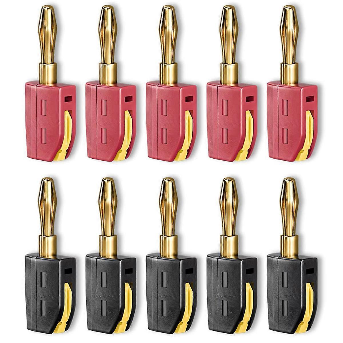 P10064 10PCS 4mm Banana Plug High Current Quick Connect