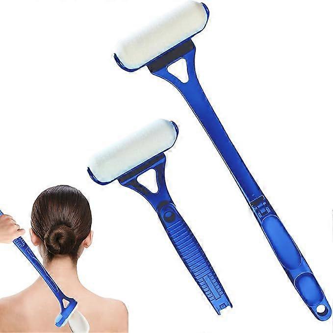 Lotion Applicator for Back & Body, Sunscreen Application Roller with Long Reach Folding Handle - Apply Lotion, Moisturizer, Cream, Ointment, Self Tann