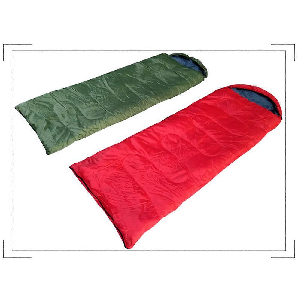 Sleeping Bag Outdoors Envelope Survival Army Green Warmth Comfortable 1Pcs