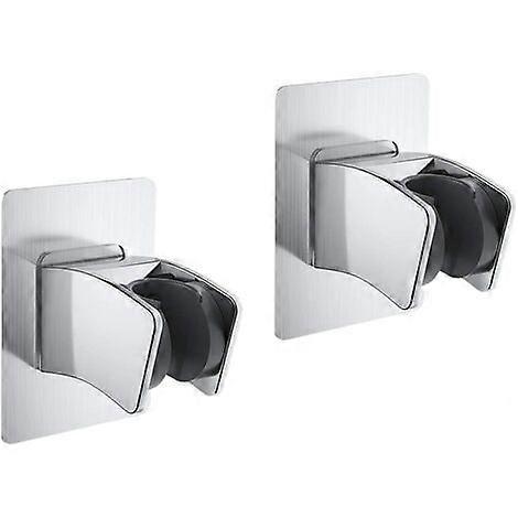 Shower Head Holder, Shower Head Holder, 2PCS Adjustable Self-Adhesive Wall Mount