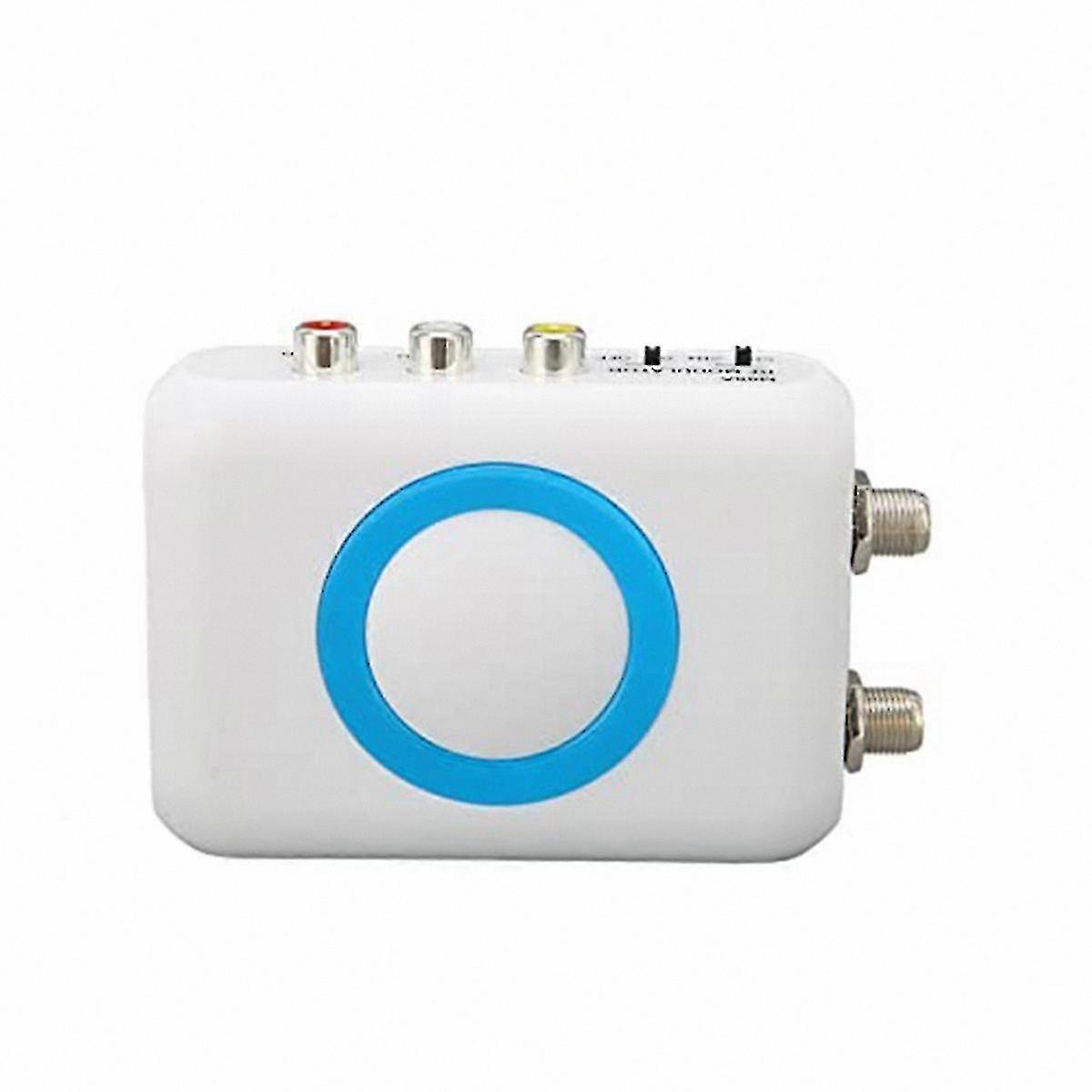 RF Modulator Digital Converter RCA to RF VHF Signal Adapter for TV and CAT Systems