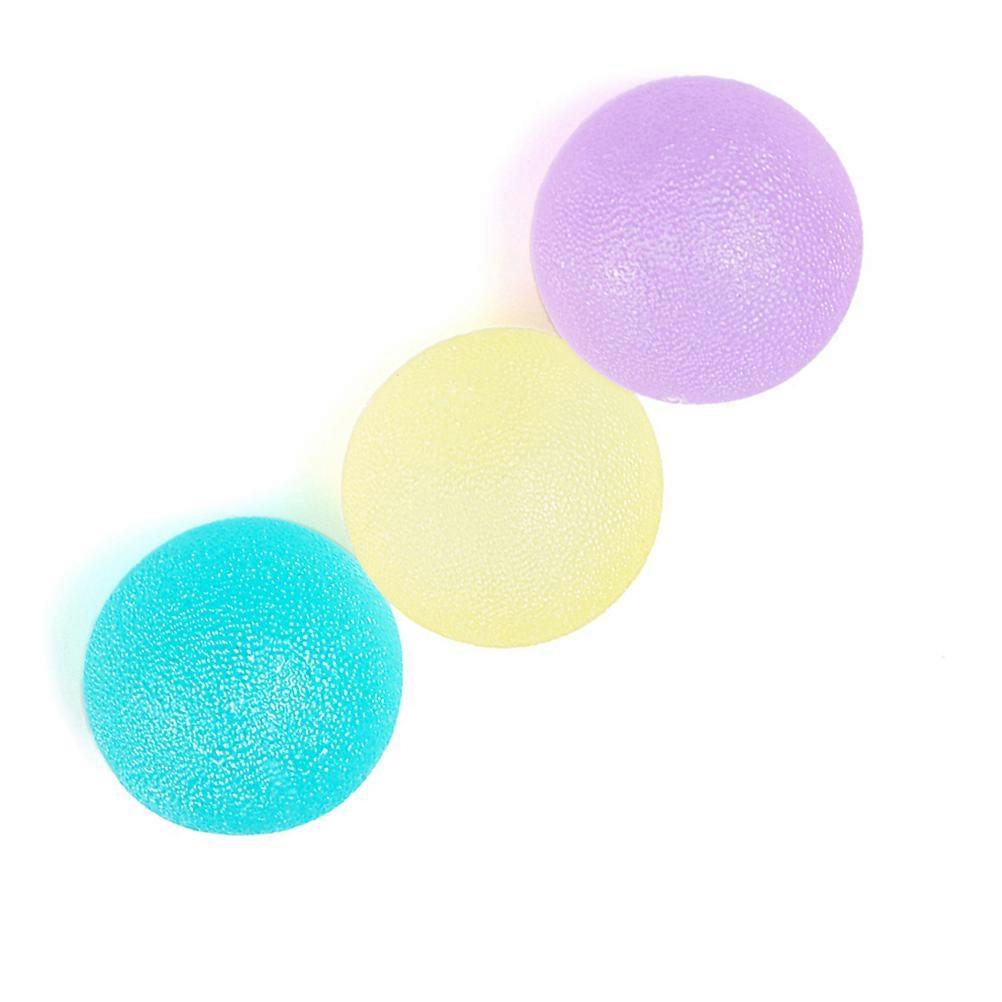 Stress Ball Silicone Hand Strengthener for Anxiety Relief 3Pcs Set