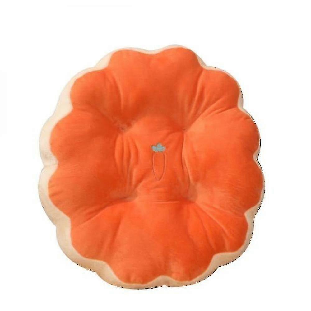 Round cushion computer office chair cushion (1 piece orange)