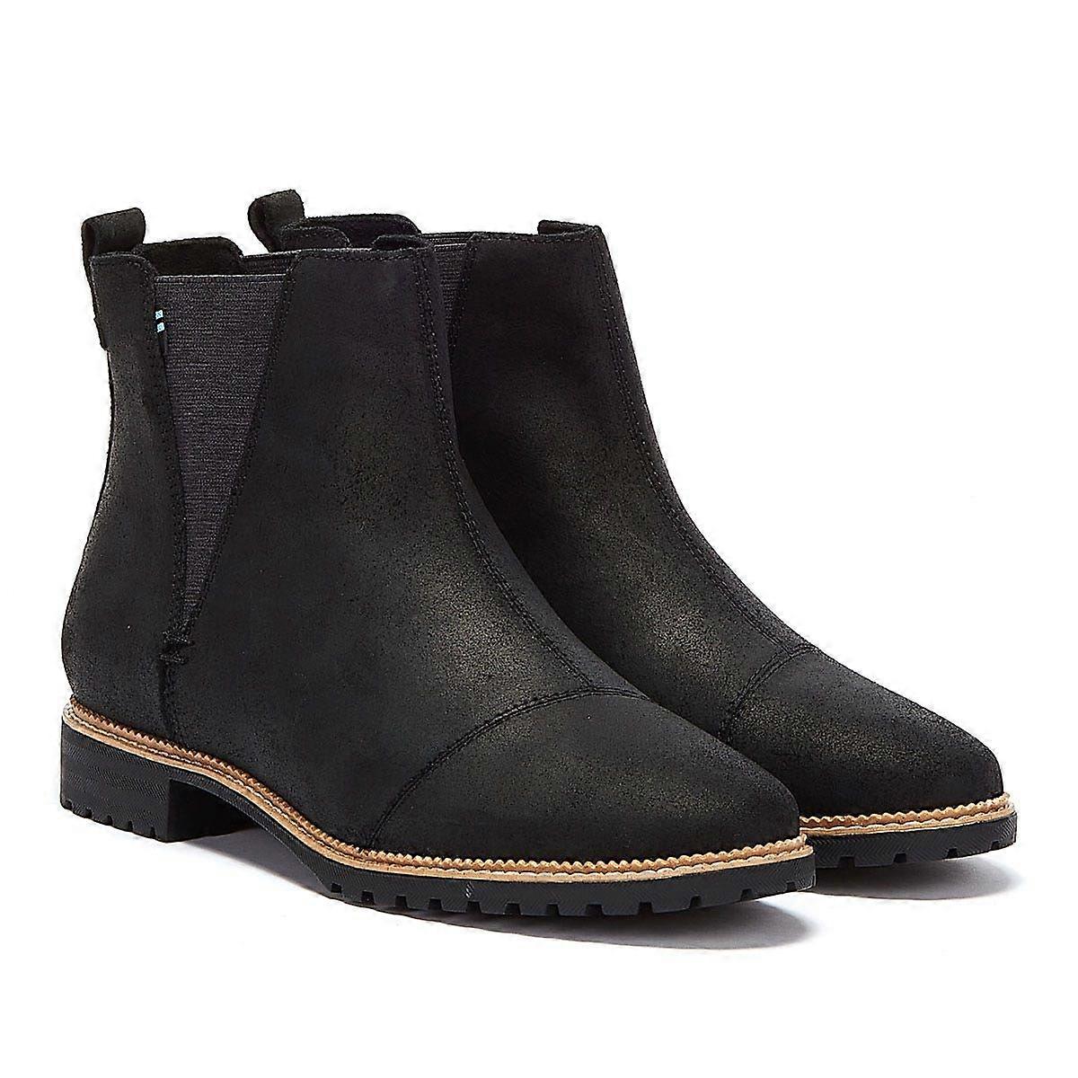 TOMS Cleo Womens Boots - (Black)