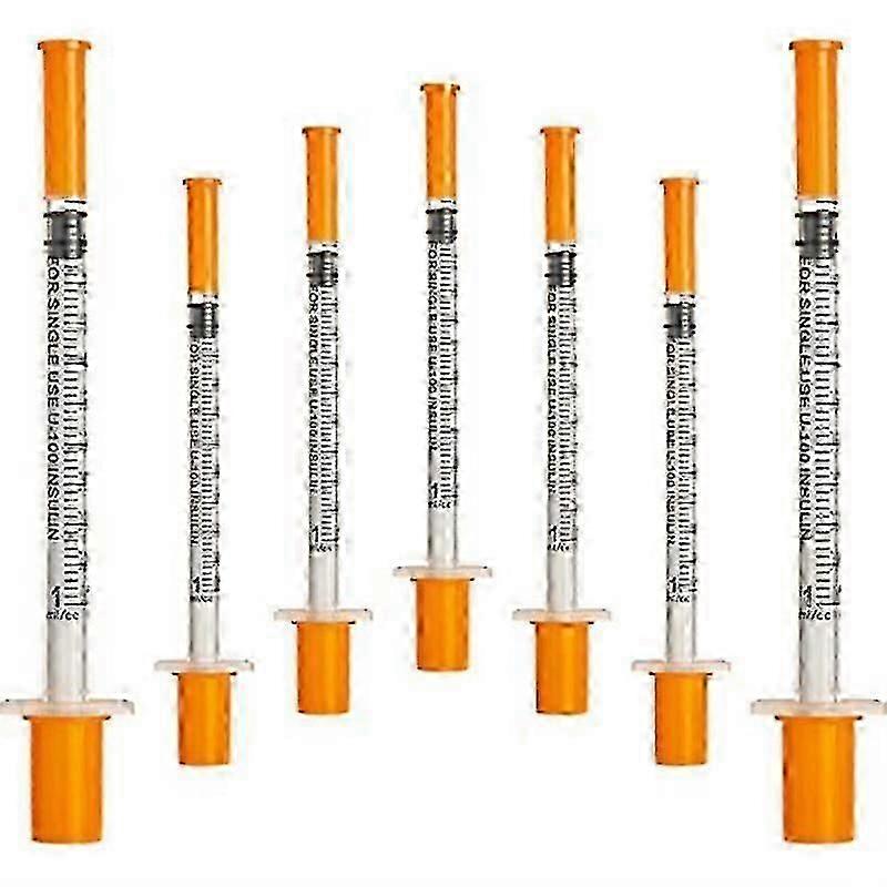 50 szt./opakowanie strzykawek 1 ml z materiałami laboratoryjnymi o długości 30 g (8 mm), pakowane pojedynczo