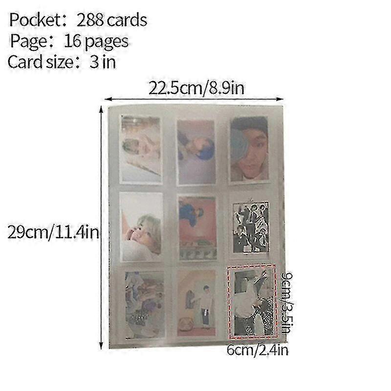 Large Capacity Photocard Binder Kpop Photo Album Instax Polaroid Album Name Card Collect Book Photocard Holder Book
