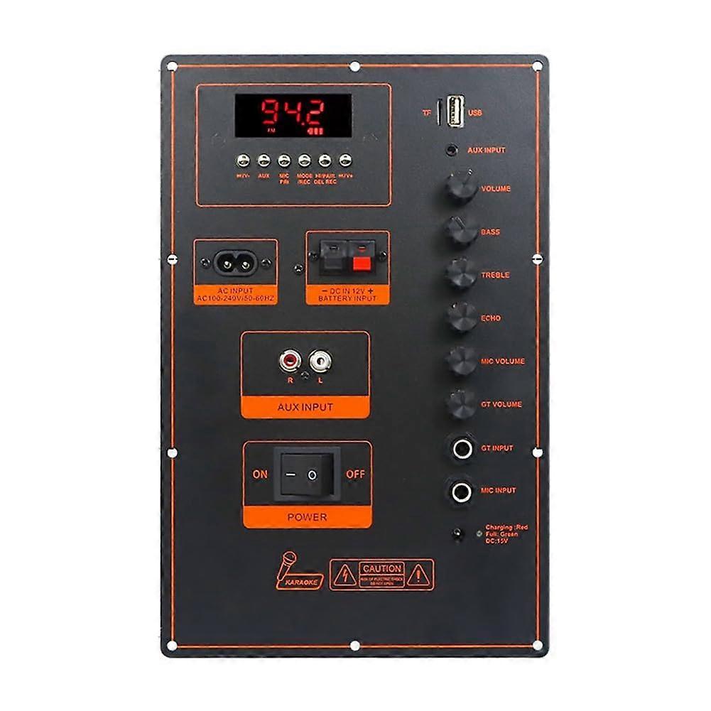 Bluetooth Amplifier Board Dual Channel Stereo Amp Module Outdoor Audio Trolley Speaker 2 X 50W Power