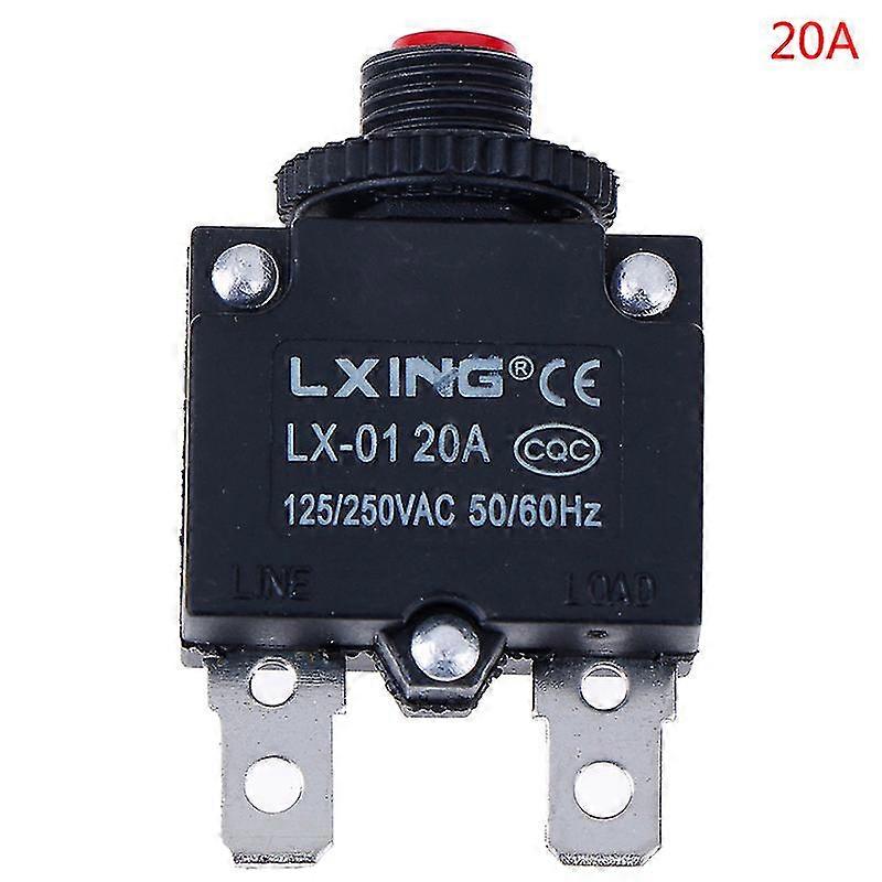 Circuit Breaker Overload Protector Switch Fuse 3A 4A 5A 6A 8A 10A 15A 20A 30A HFMQV