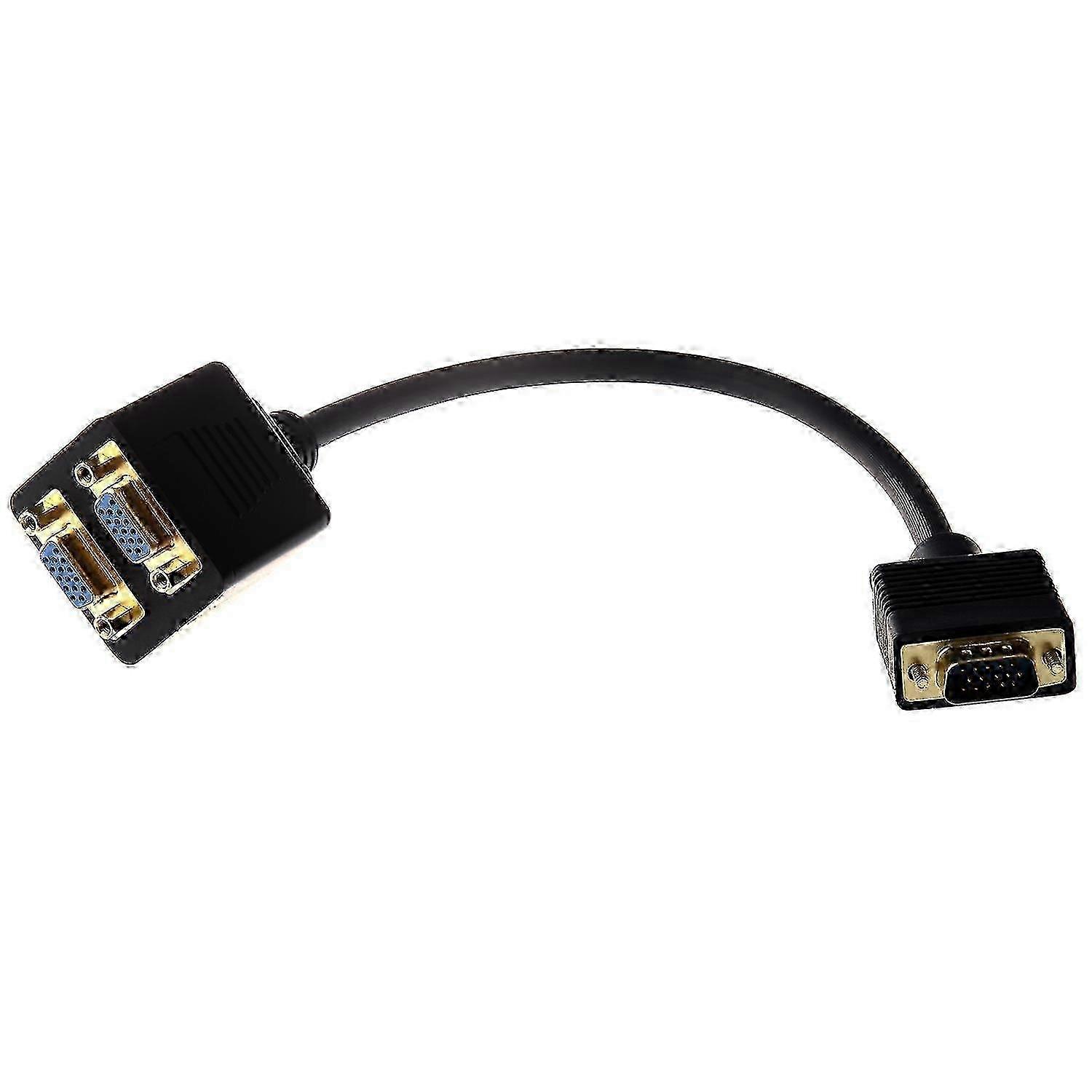 Video-Splitter: VGA (HD15) M auf VGA (HD15) F x 2 (1 PC auf 2 Monitore) 2025