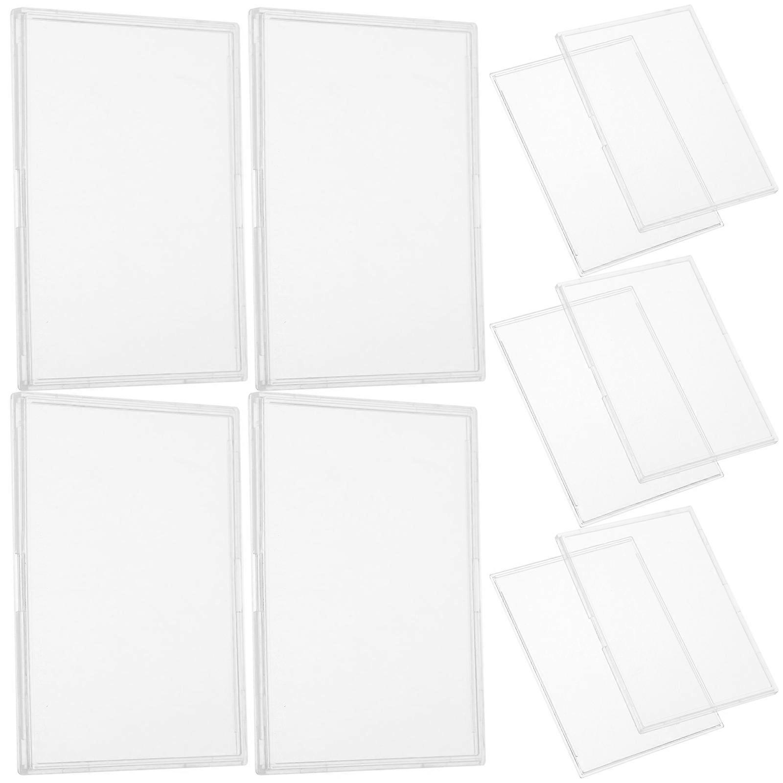 Transparent Acrylic Card Case for Cards 50Pcs Reusable Protective Sleeves