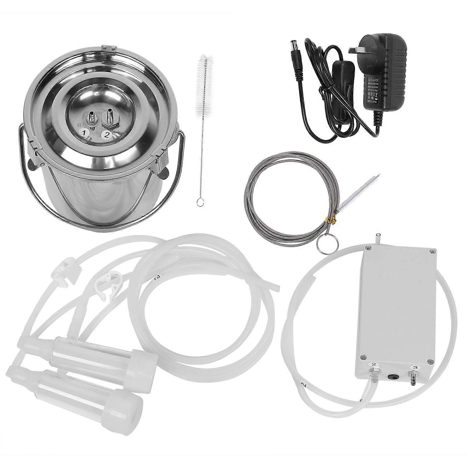 3L Electric Milking Machine Portable Impulse Sheep Goat Milking Device Machine 100240VAU Plug
