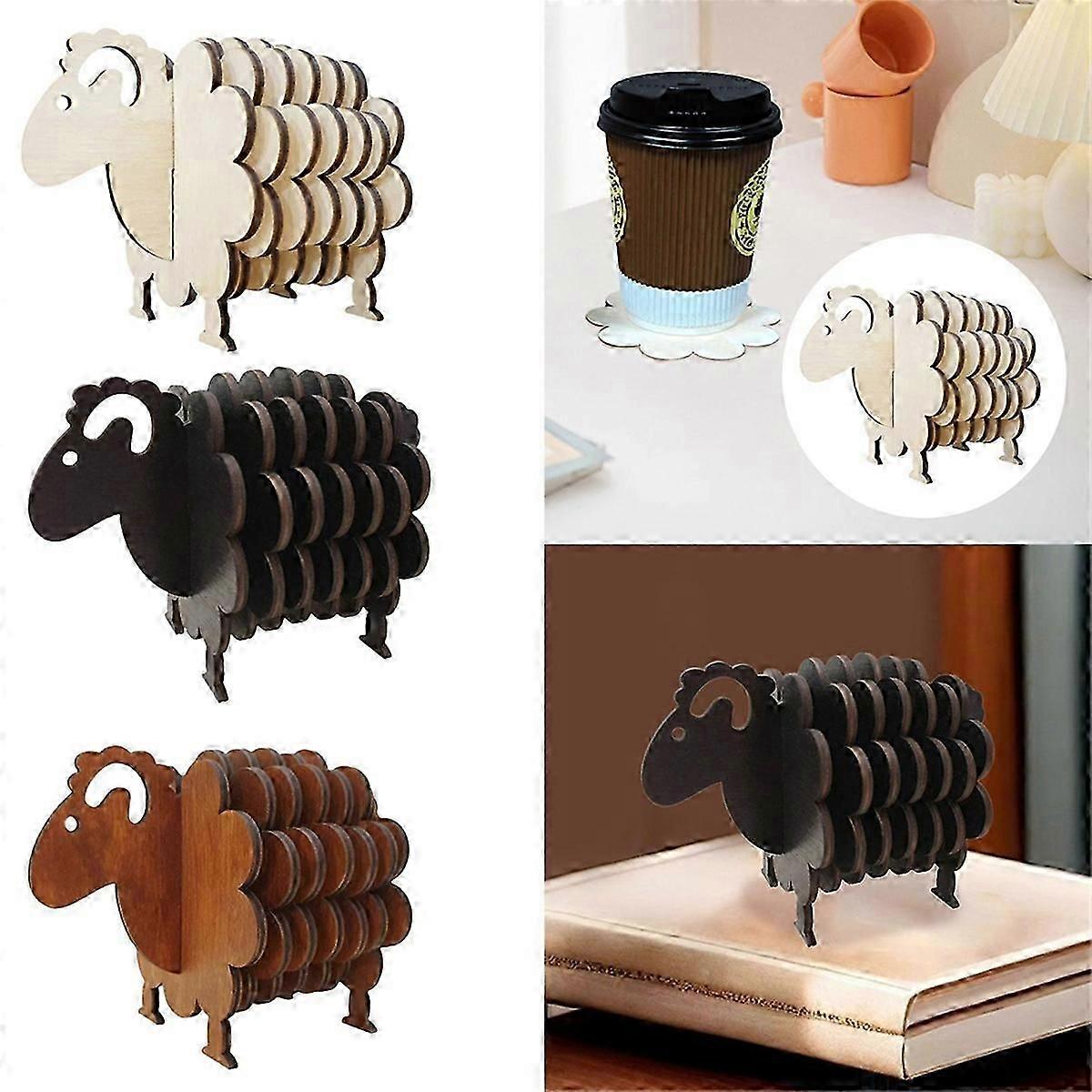 ウッドコースター楽しい滑り止めマグマットギフトカップコースター