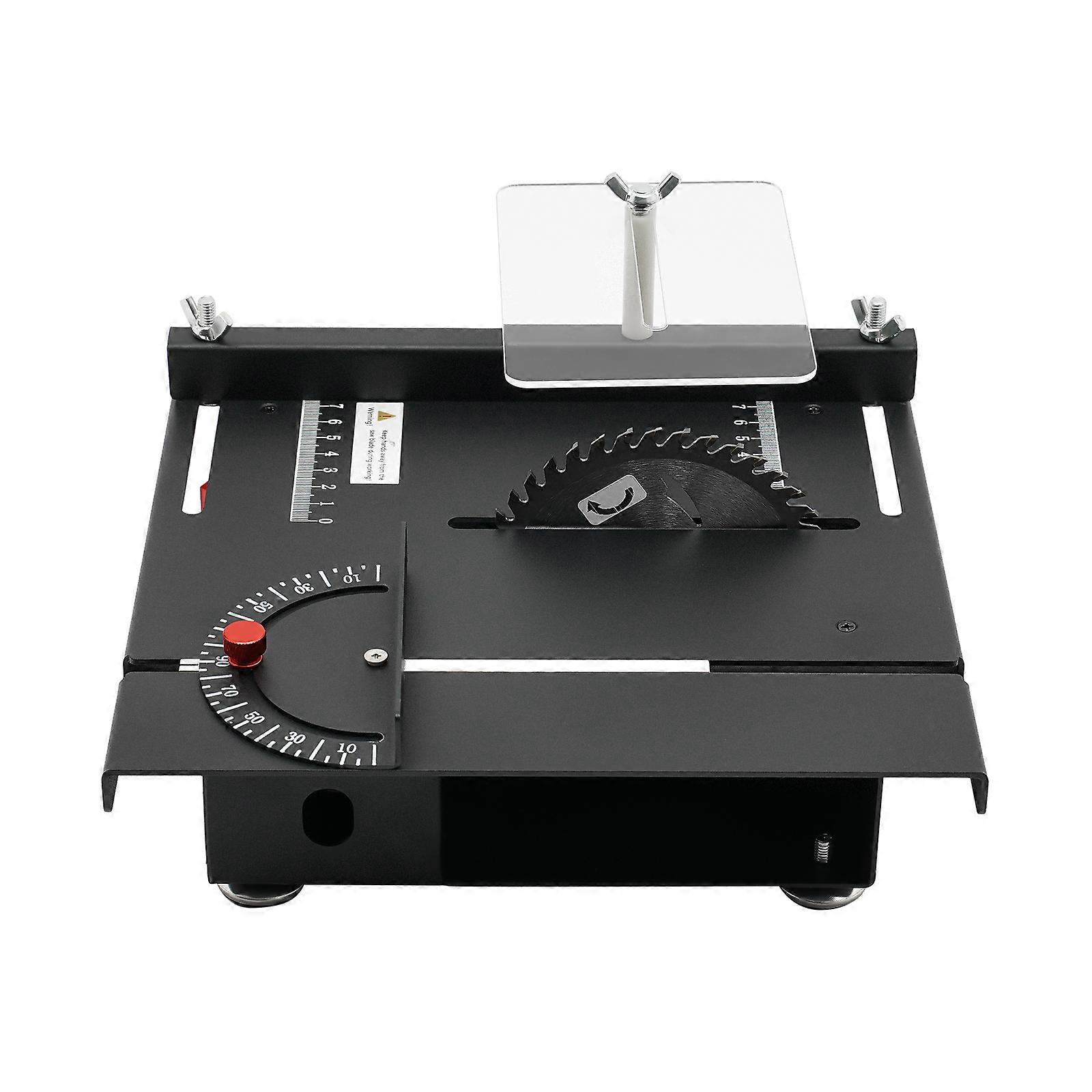 200W Mini Table Saw Adjustable Speed(7 Gears), for Multifunctional Woodworking DIY