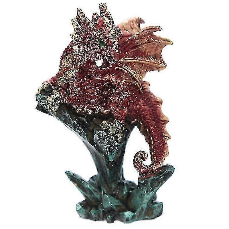 Rock Crystal Enchanted Nightmare Dragon Figurine 1 Pack
