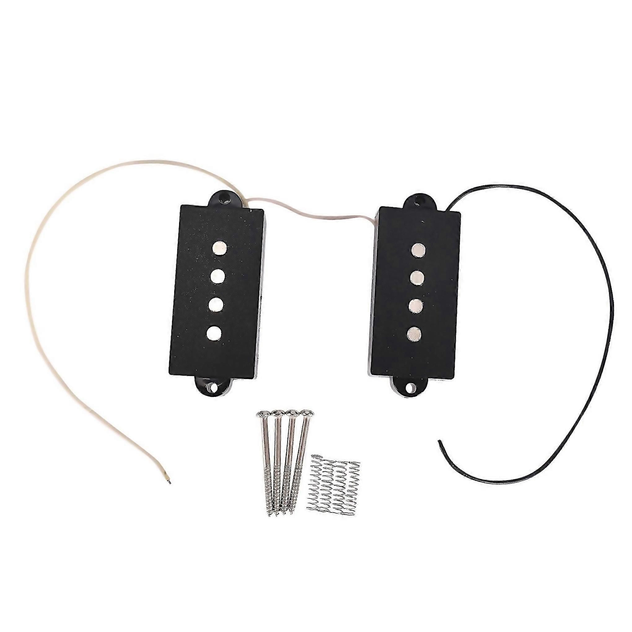 For Pb P Bass Pickup Humbucker Pickup For 4 String P Bass Bass Guitar Part Black