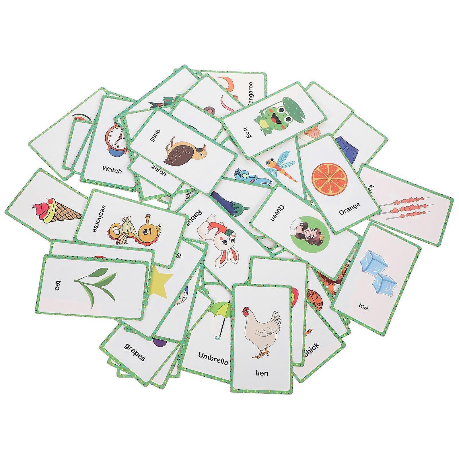 Educational Cards Alphabet Flash Cards for Kids Learning 1Set