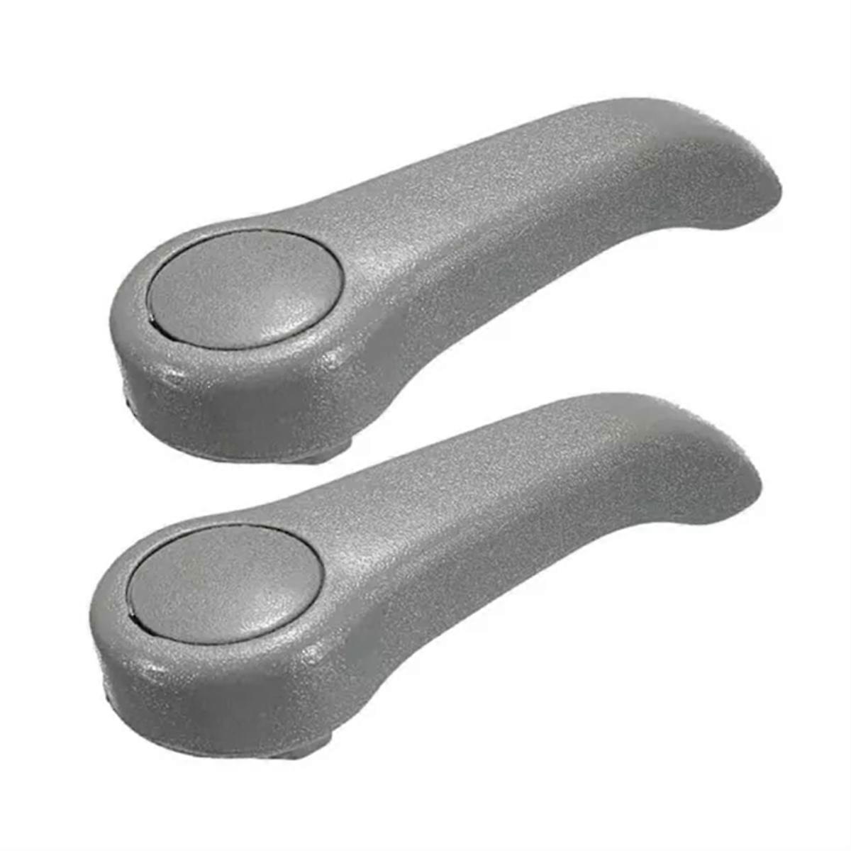 1Pair Grey Seat Recliner Adjustment Lever Pull Handle for