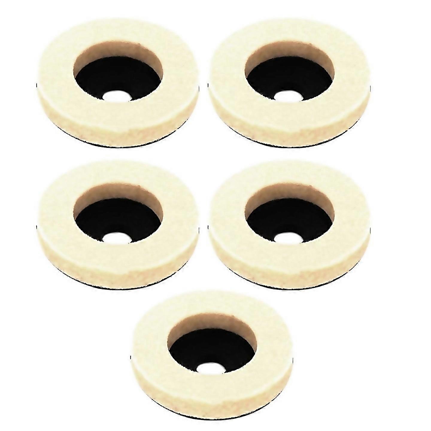 For 5pcs Highgloss Wool Polishing Wheel Disc Arbor For Angle Grinder