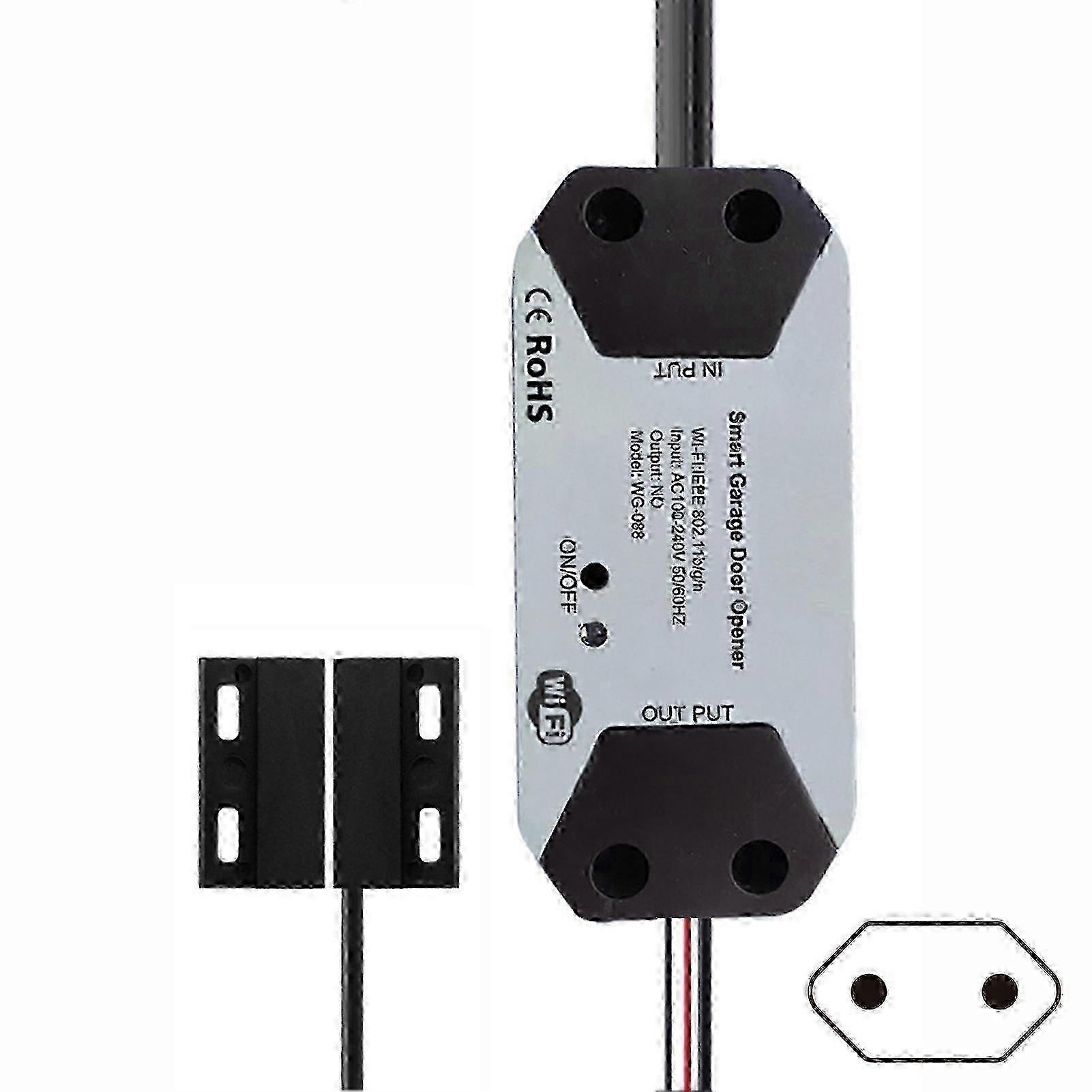 Smart Wi-Fi Garage Door Opener with Universal Fit, Easy Remote Control for UK Homes
