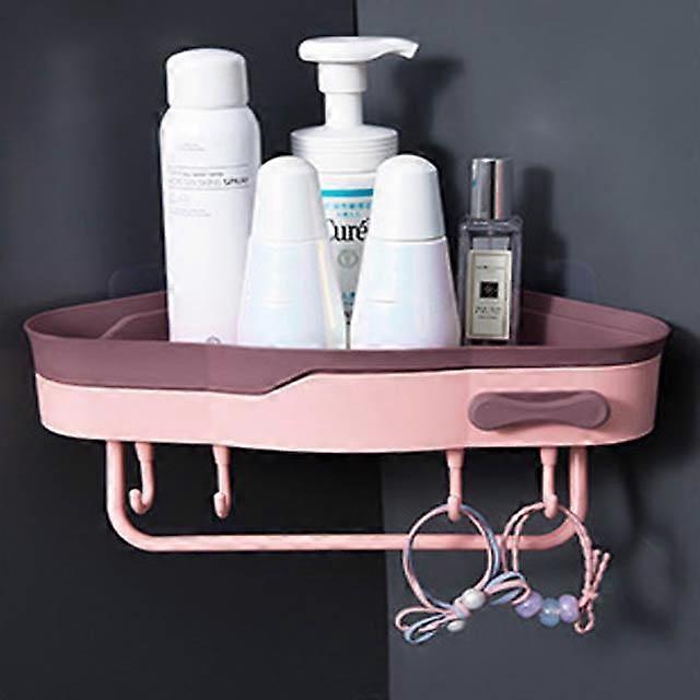 Bathroom organizer stylish durable convenient versatile space-saving storage rack wall-mounted triangle shelf bathroom storage