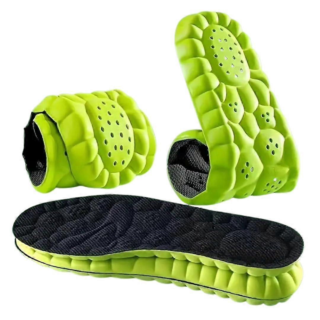 4D Memory Foam Insoles Orthopedic Pads For Women And Men Breathable Replacement Inserts For Trainers Sneakers Work Boots