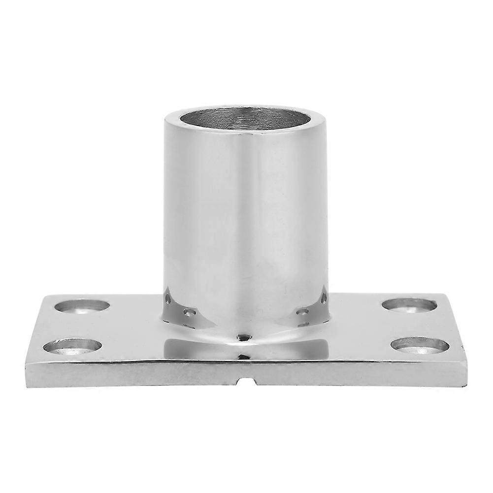 316 Stainless Steel Boat Railing Fitting, 90 Degree Rectangular Boat Railing Base