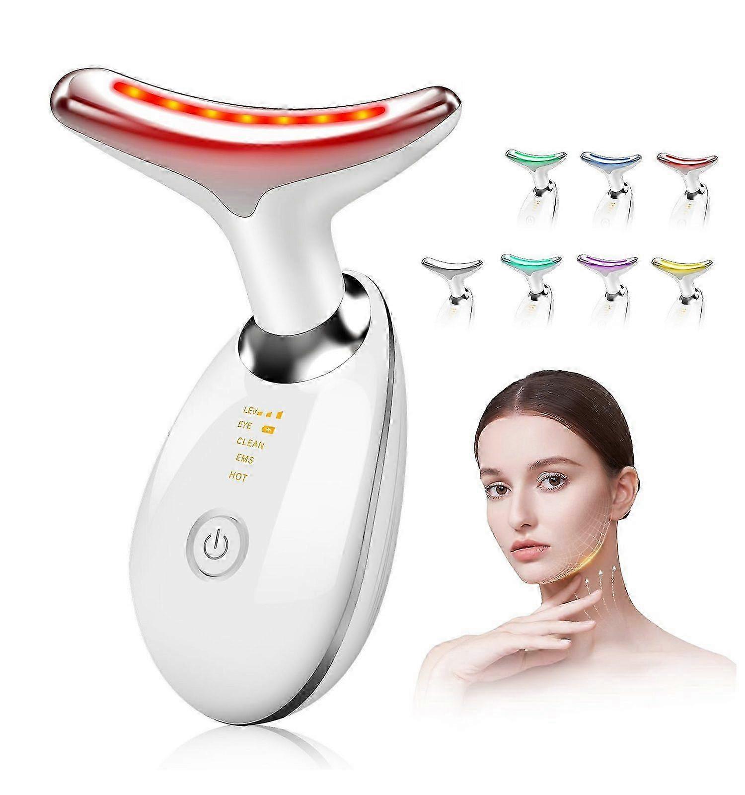 "Wrinkle Fighter: Dermaroller Facial Massager with Advanced Anti-aging Modes"