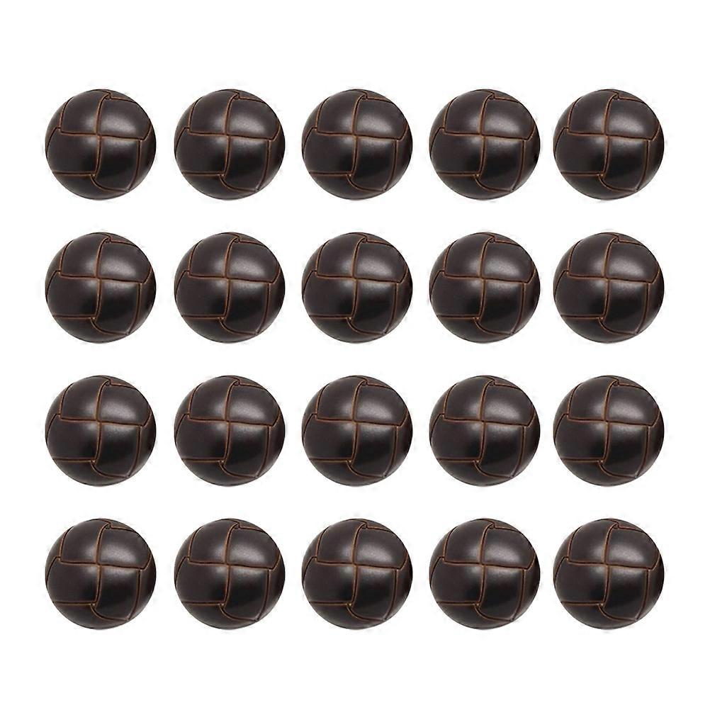 200Pcs Plastic Buckle Mushroom Button for Clothes Sewing Use Coffee